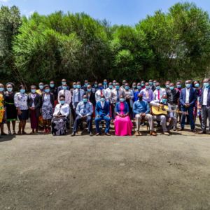 The teaching staff 2020, pose for a photo.